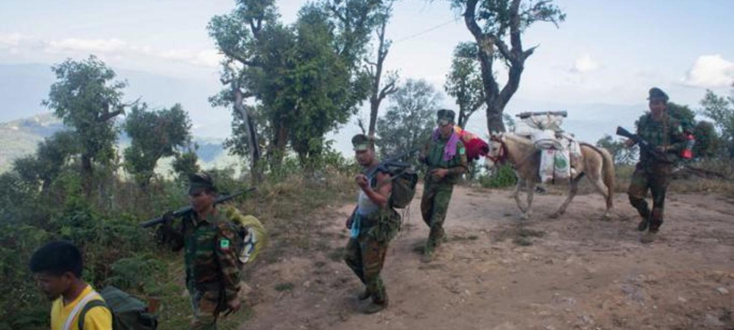 Two helicopters used in fighting near northern Shan State's Naungcho