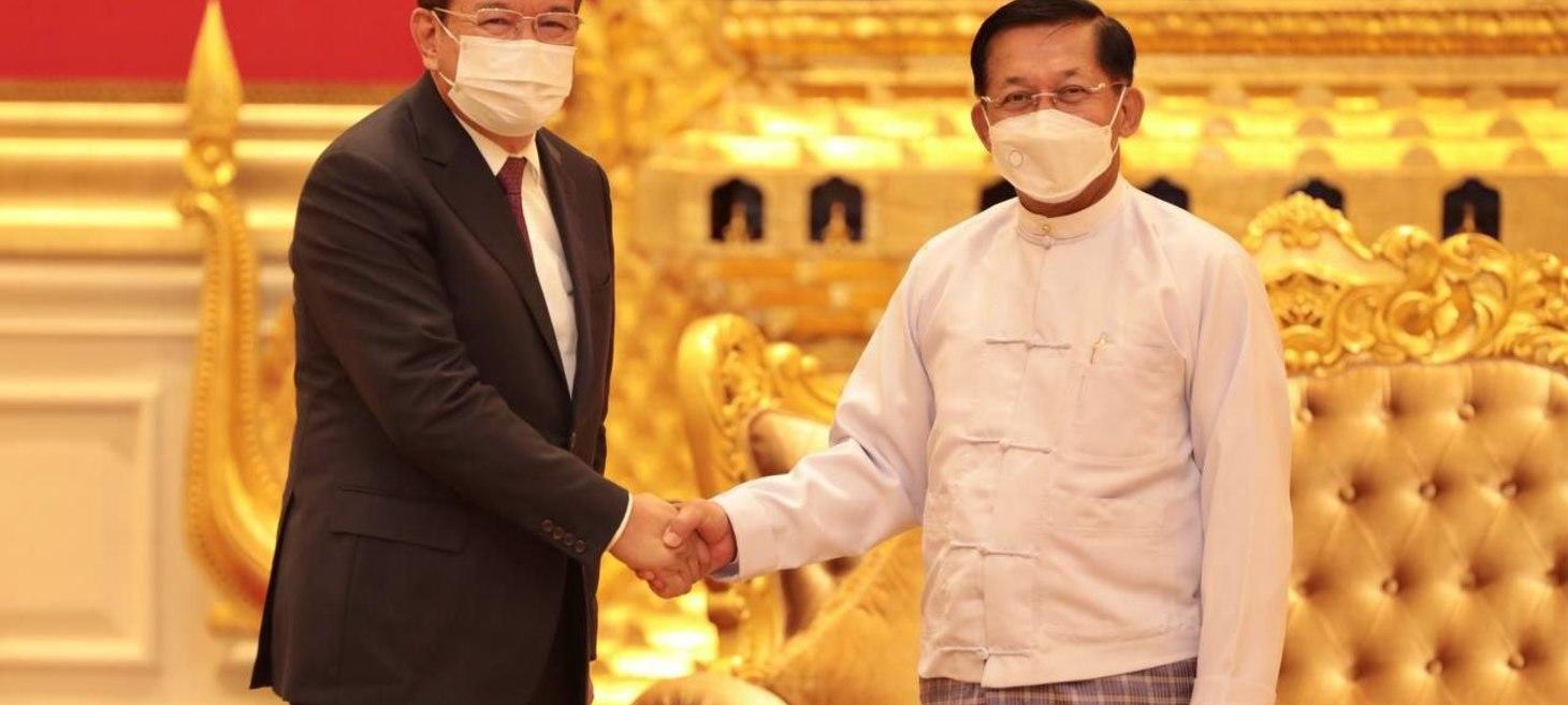 ASEAN envoy arrives in Myanmar to ‘end violence,’ but won’t meet opposition