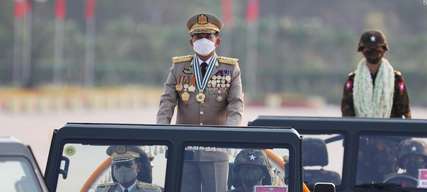 Myanmar junta chief vows to annihilate opposition forces