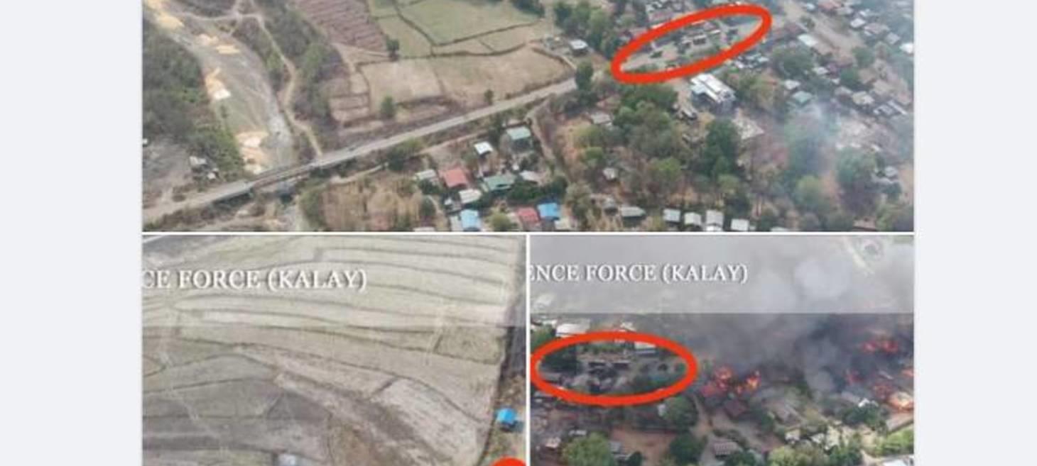 Resistance Forces Attack Burma Army In Kalay