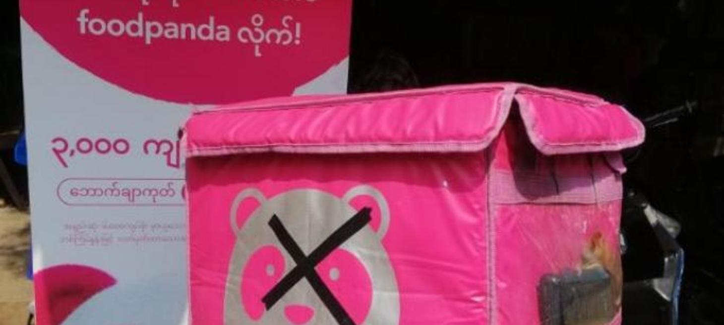 Foodpanda delivery riders protest employment conditions on International Workers' Day