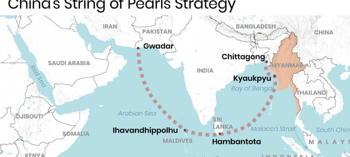 China seeks to dominate Bay of Bengal through Myanmar ports