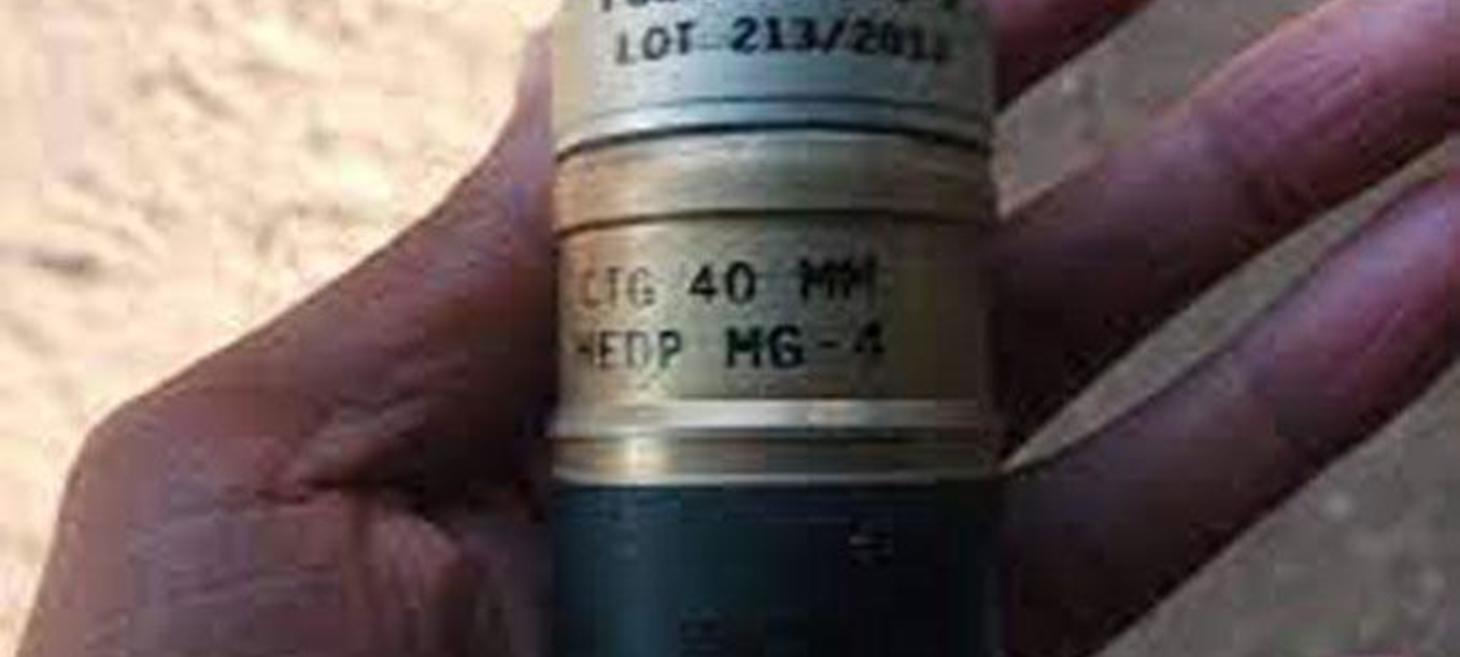 Two seven-year-olds killed by unexploded grenade round