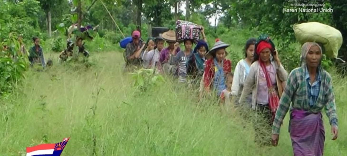 40000 displaced by Myanmar military shelling, airstrikes in eastern Bago