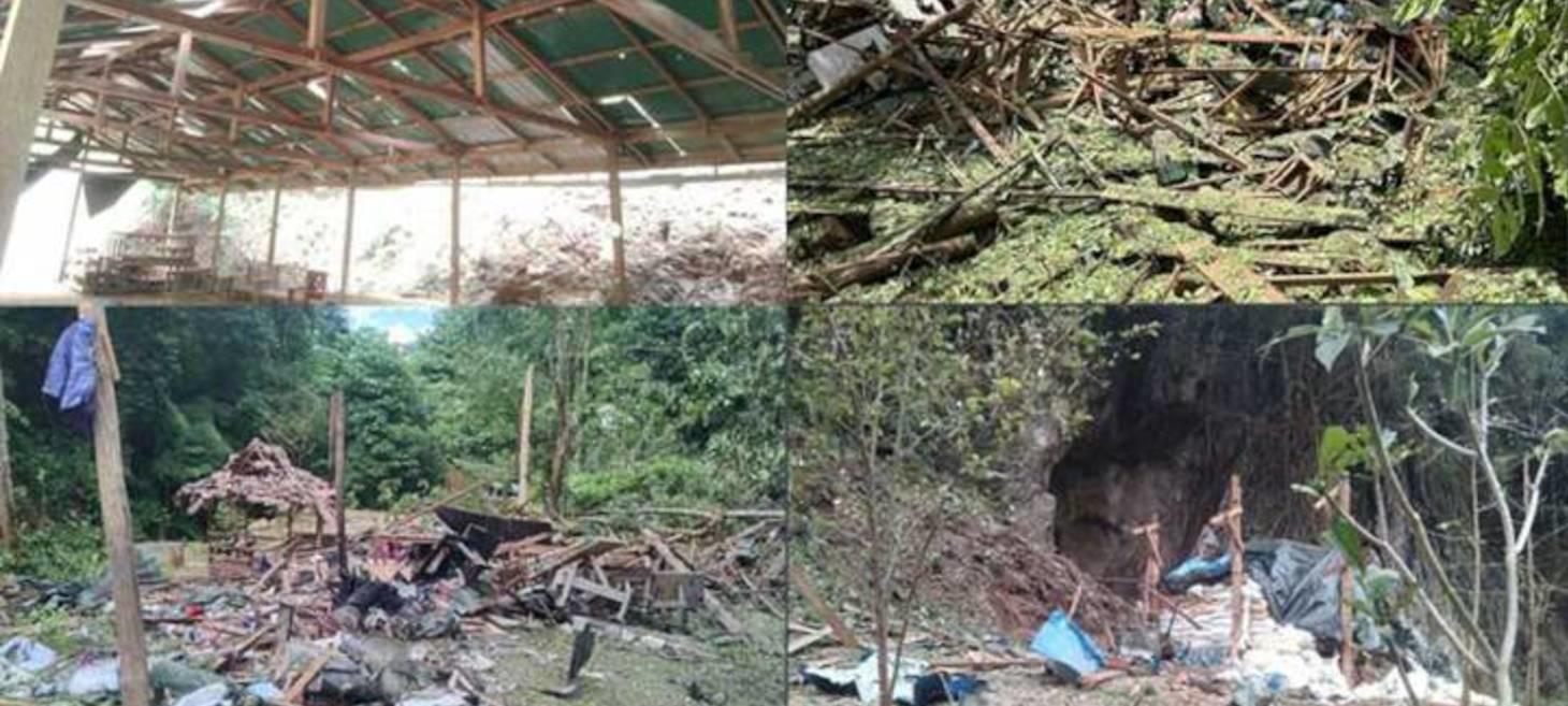 Casualties reported after military airstrikes on AA camp in Kayin State
