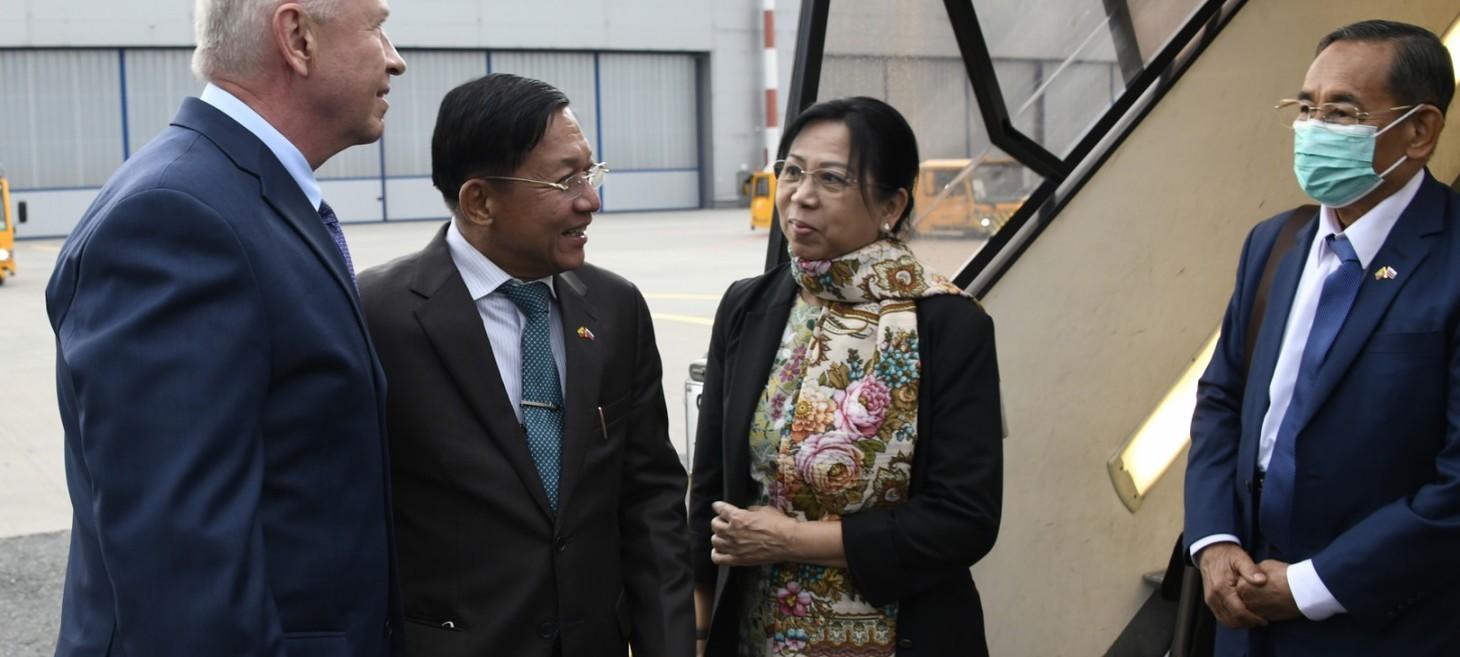 Myanmar Junta Chief Back in Russia—the Only Country Willing to Take Him