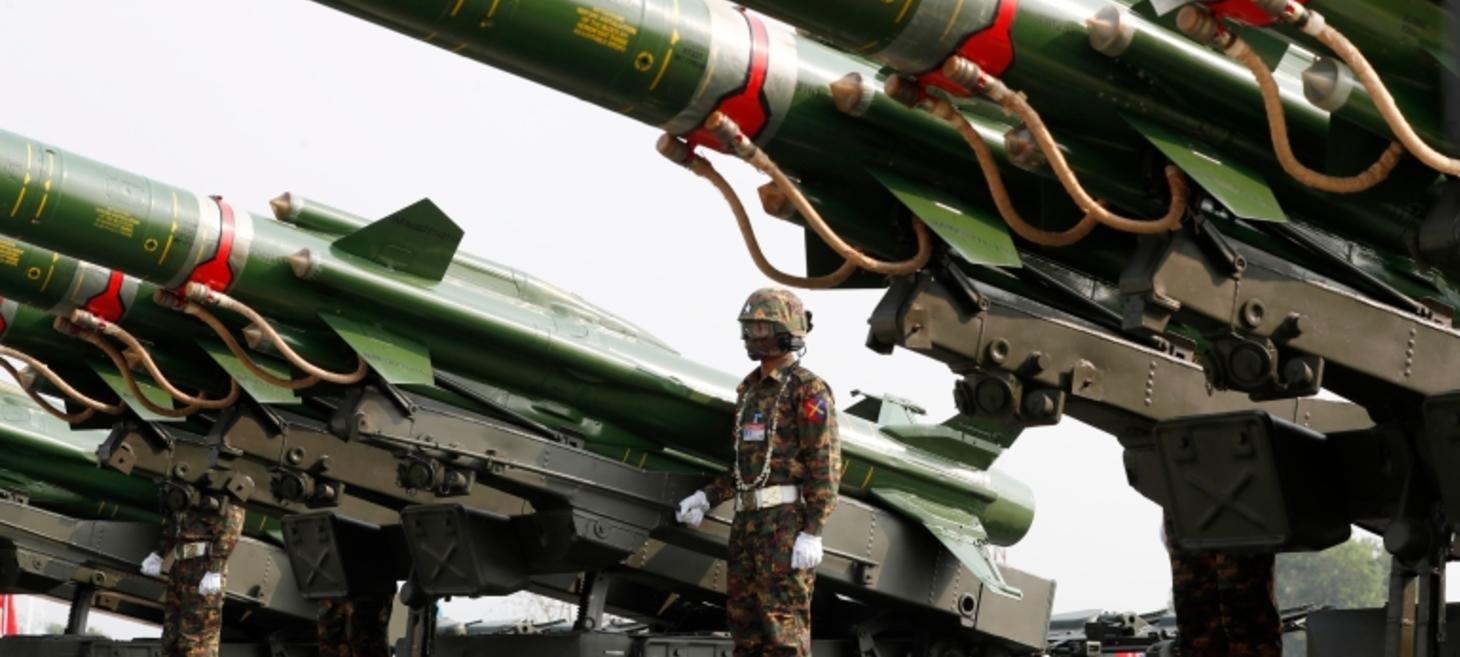Myanmar chief outlets for assist, weapons in Moscow
