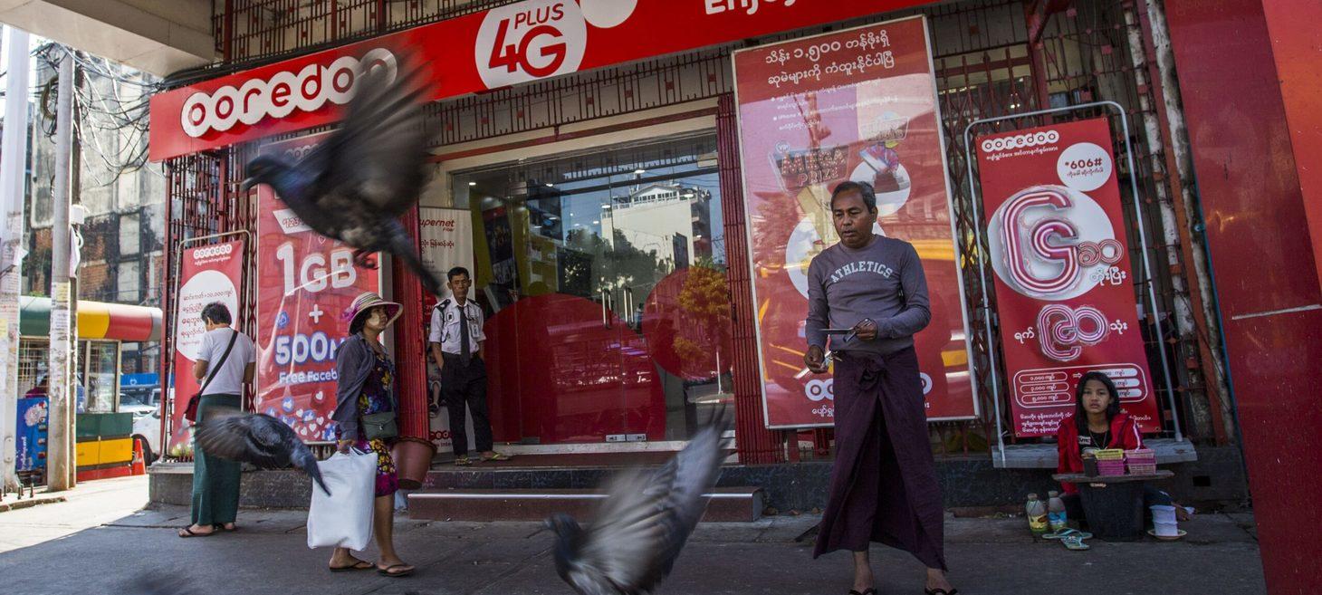 Myanmar’s Last Foreign Telecom, Ooredoo, to Leave Country