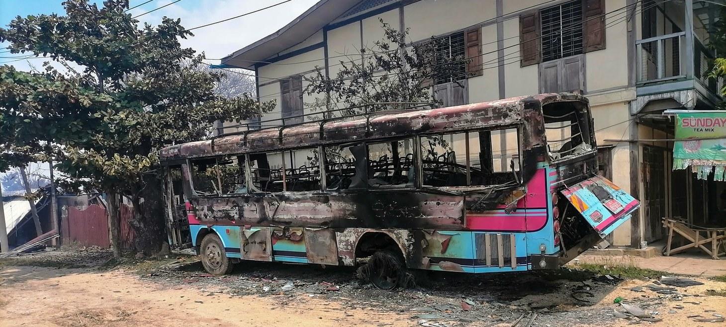 Junta troops kill 5 in raid on school run by Myanmar shadow government