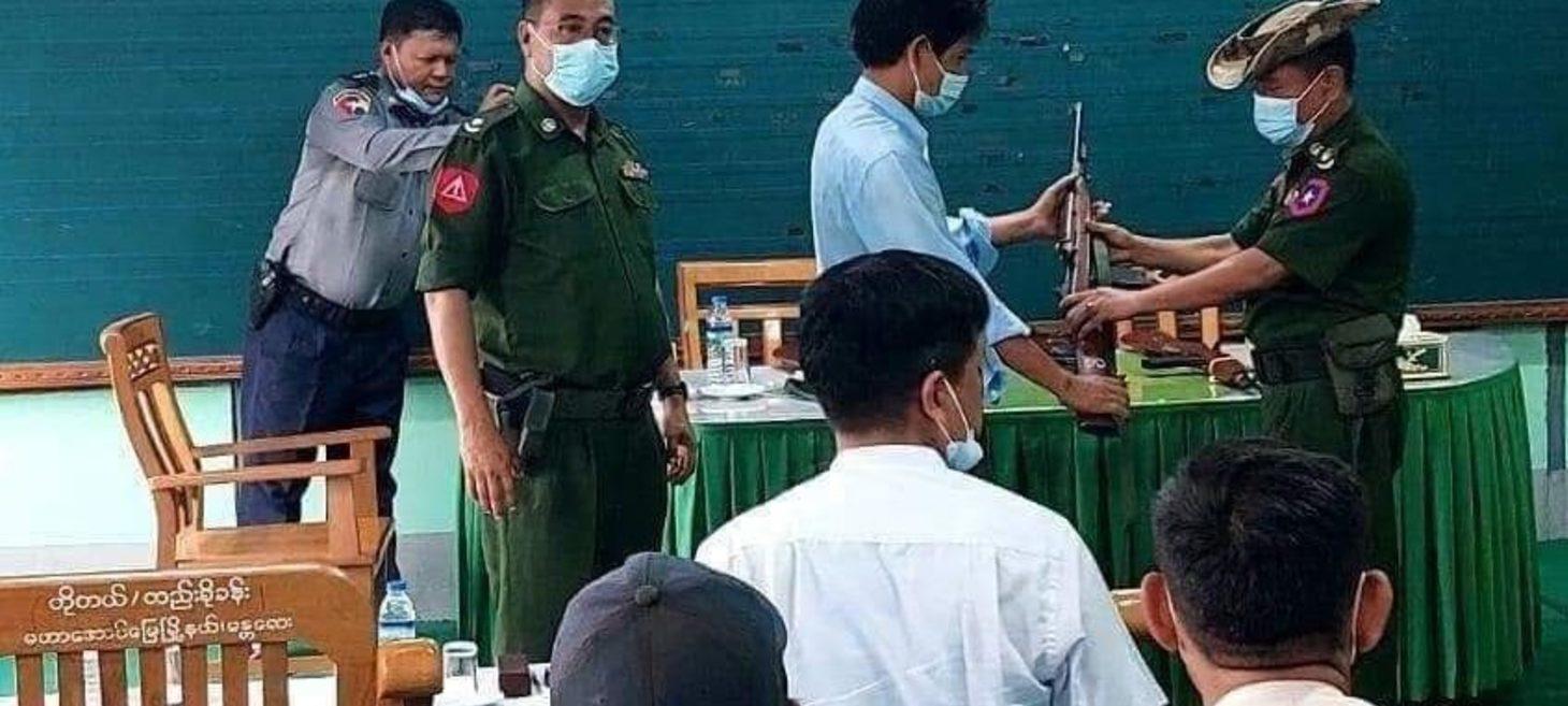 Myanmar Regime Forms and Arms Pro-Junta Militias in Resistance Strongholds