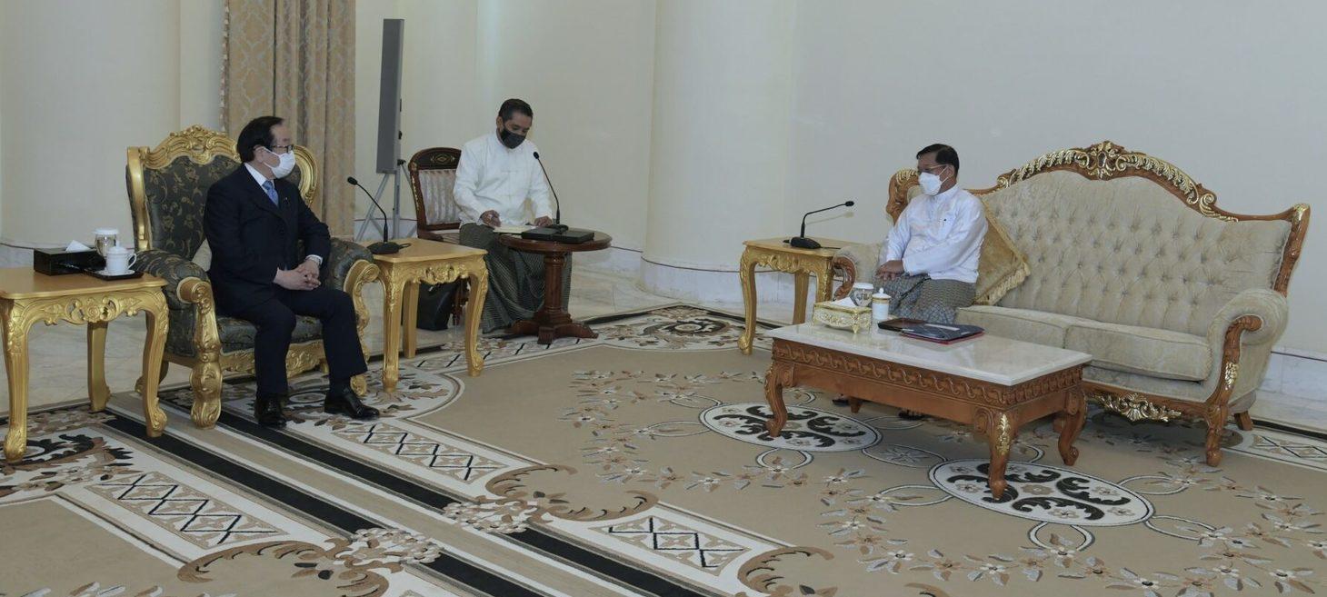 Japan Lawmaker Meets Regime Chief in Myanmar Capital