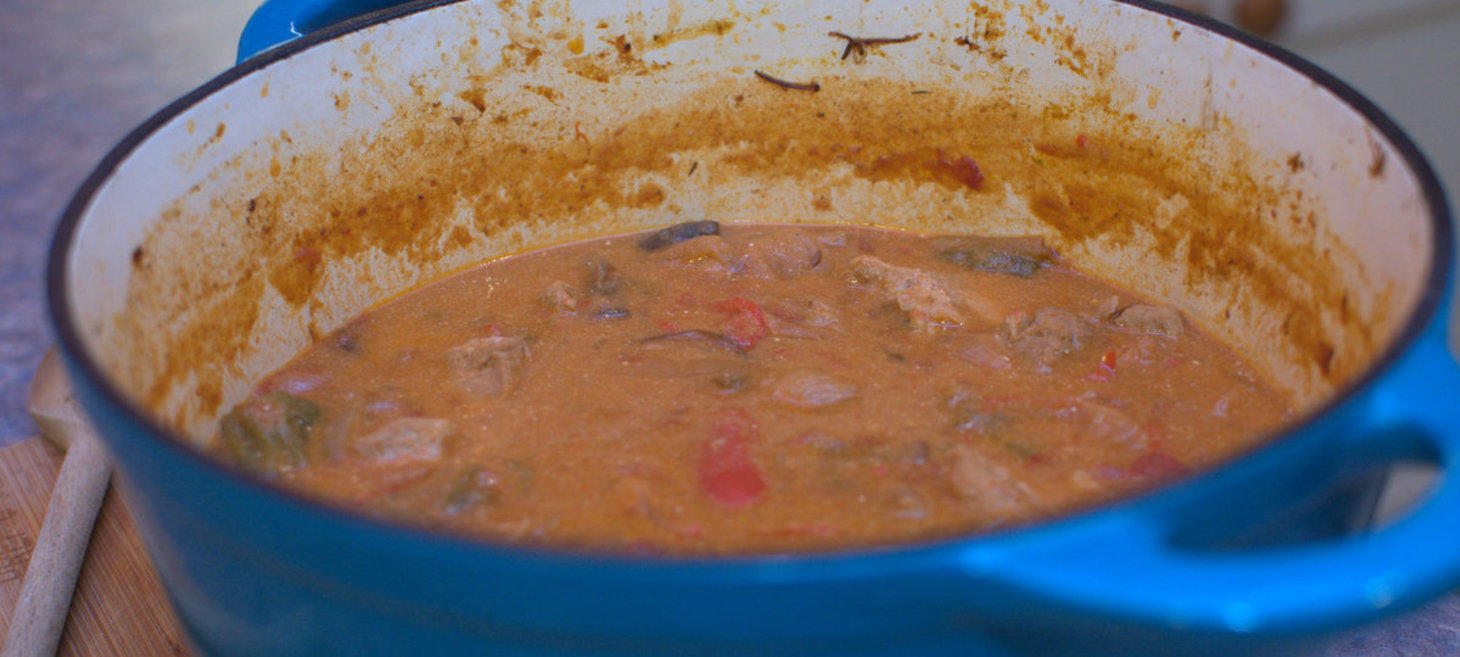 Nigel Slater creates a goulash to brighten the chilliest night