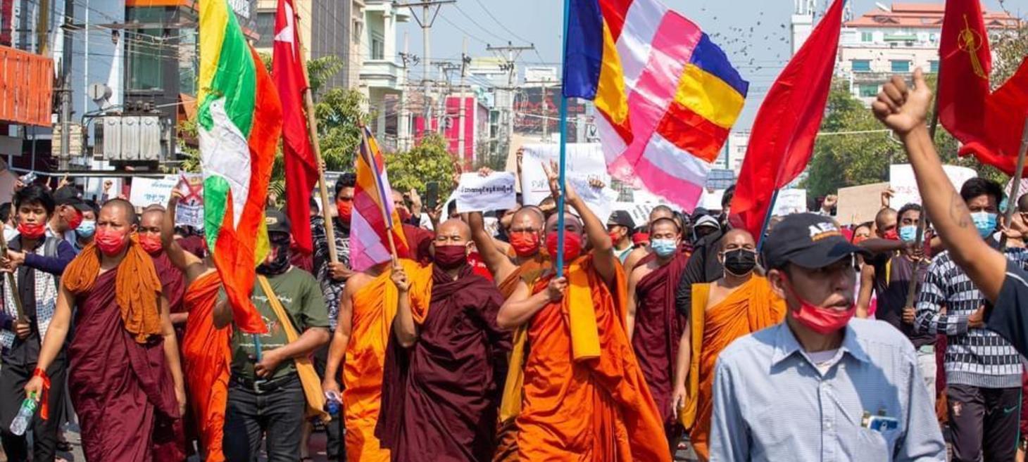 Report: Nearly 60 Buddhist Monks Detained in Myanmar Since Military Seized Power