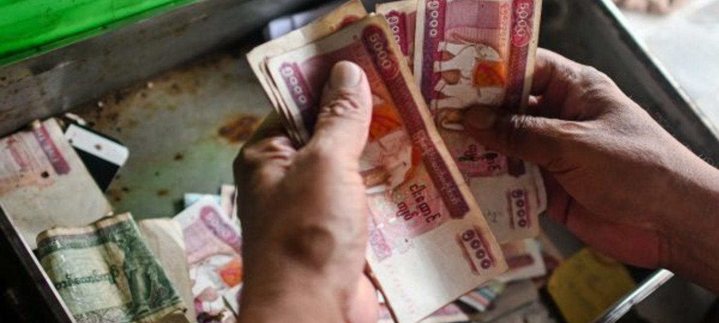 Myanmar Kyat exchange rate reaches record low