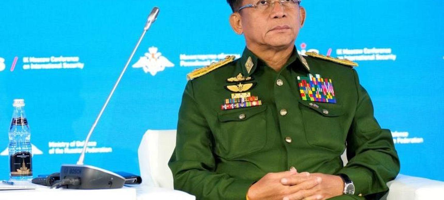 Myanmar junta chief makes another visit to Russia