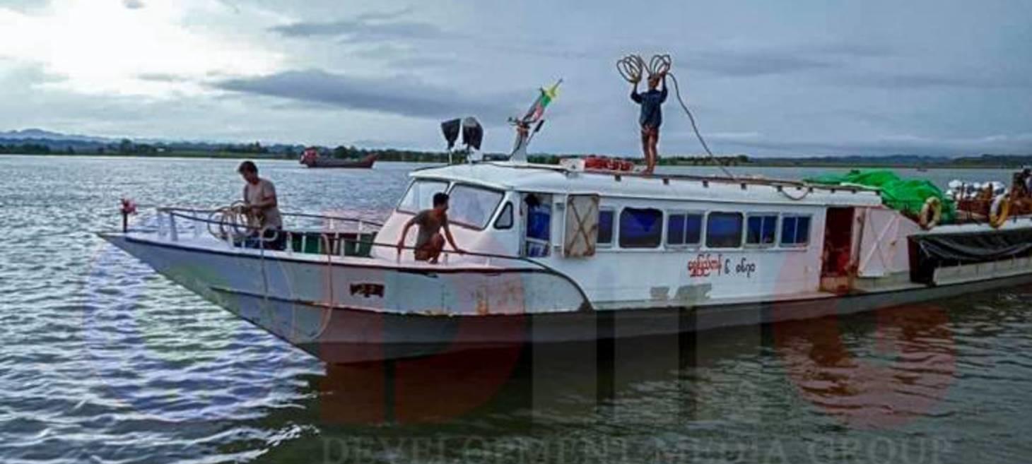 Boat line service between Sittwe, Mrauk-U suspended since late August