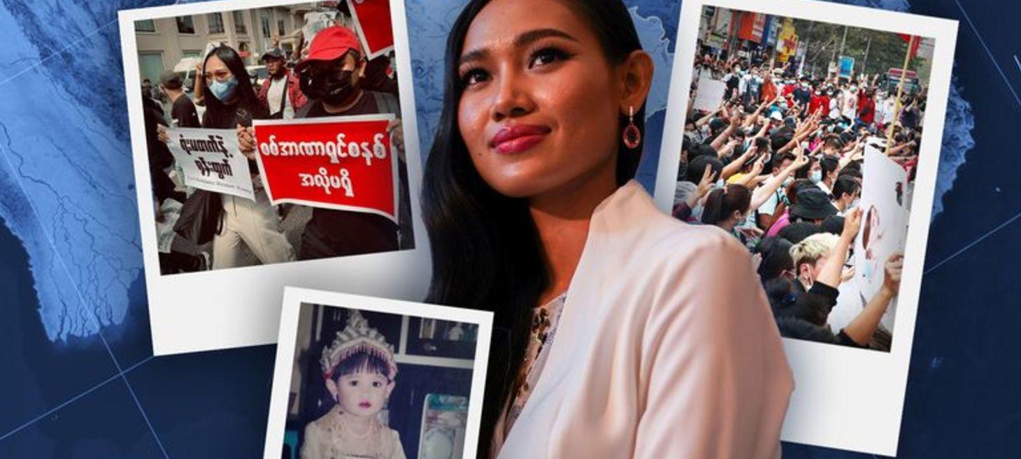 How Myanmar's top beauty queen went from pageants to exile