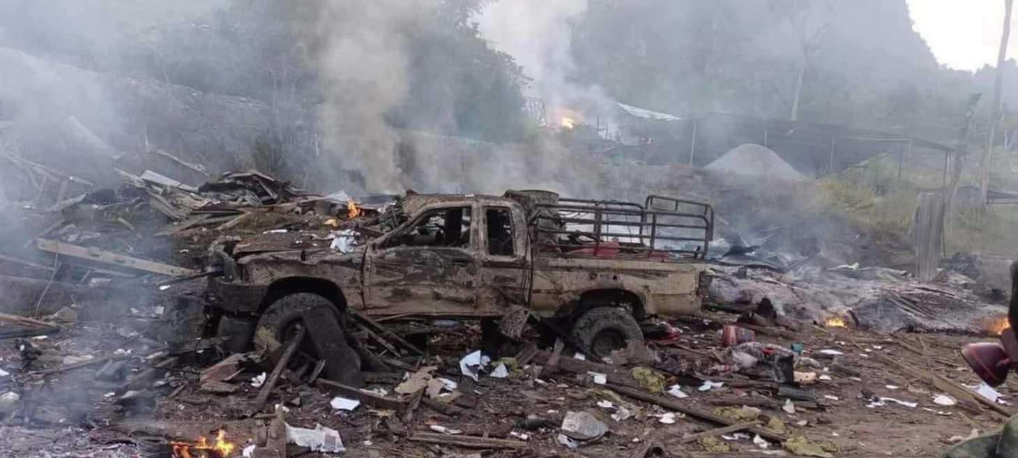 UPDATED: Three Killed, Chinese National Injured as Myanmar Regime Jets Bomb Mine in KNU Territory