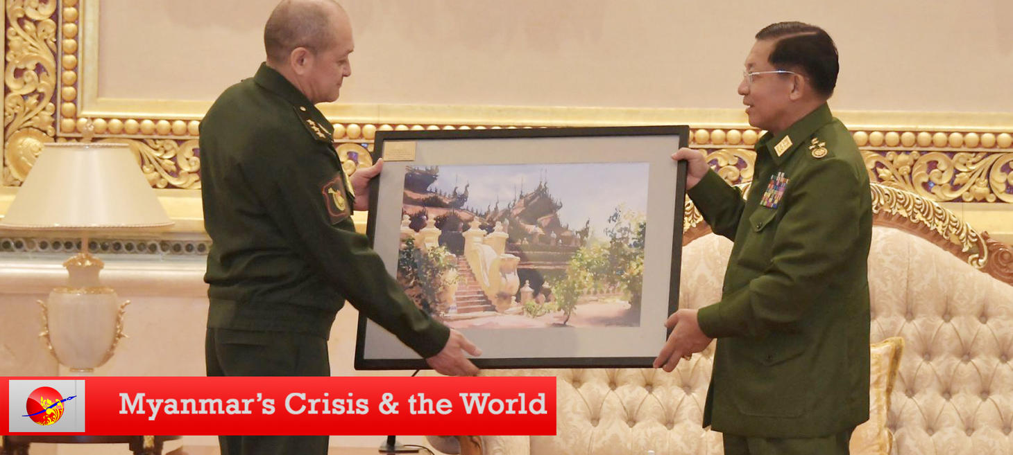 Top Russian General Meets with Myanmar Junta Chief