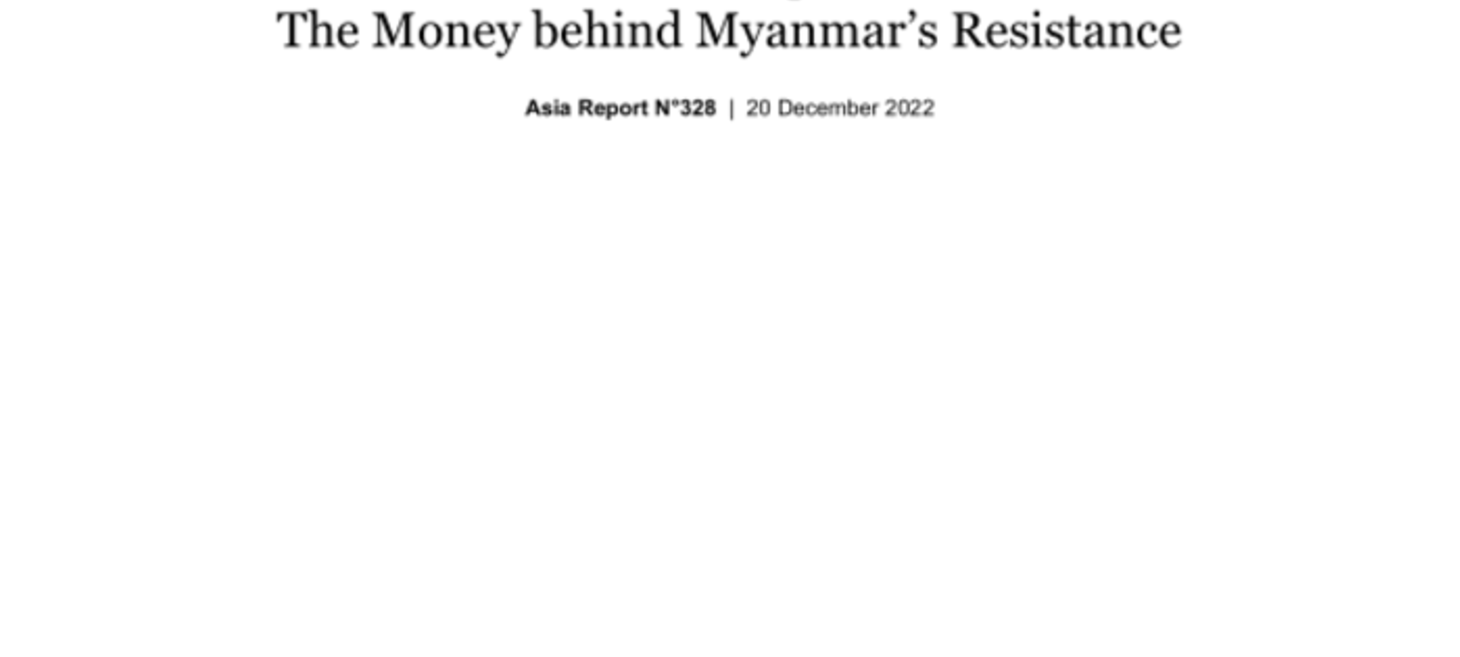 Crowdfunding a War: The Money behind Myanmar's Resistance ...