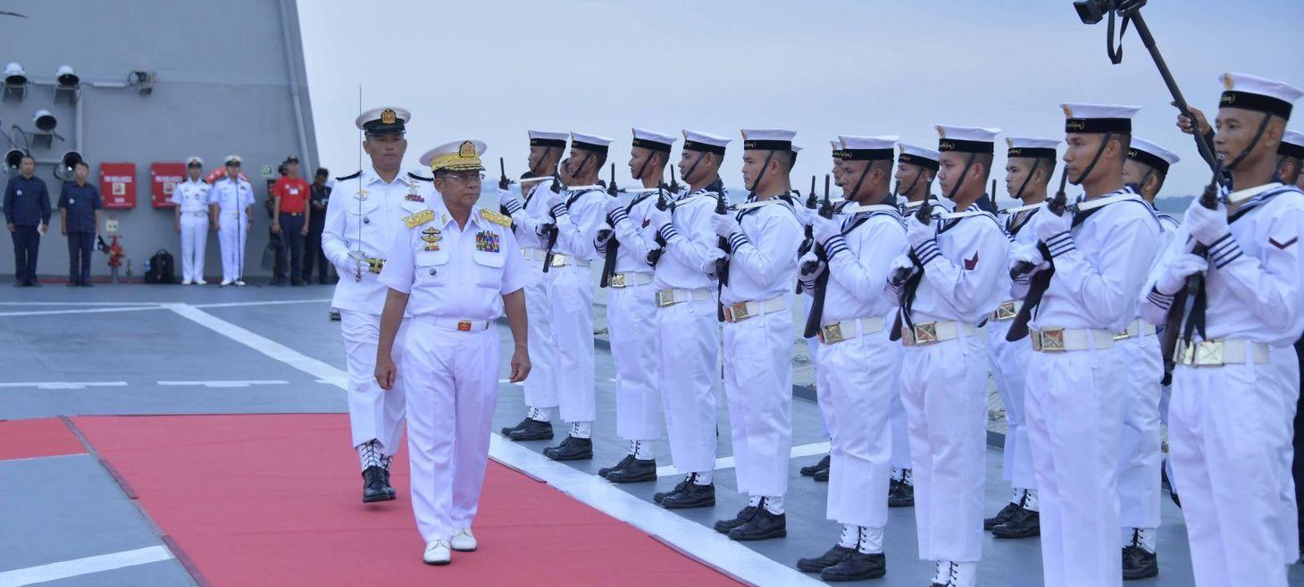Myanmar Regime Navy Handed Five Vessels to Attack Resistance Groups