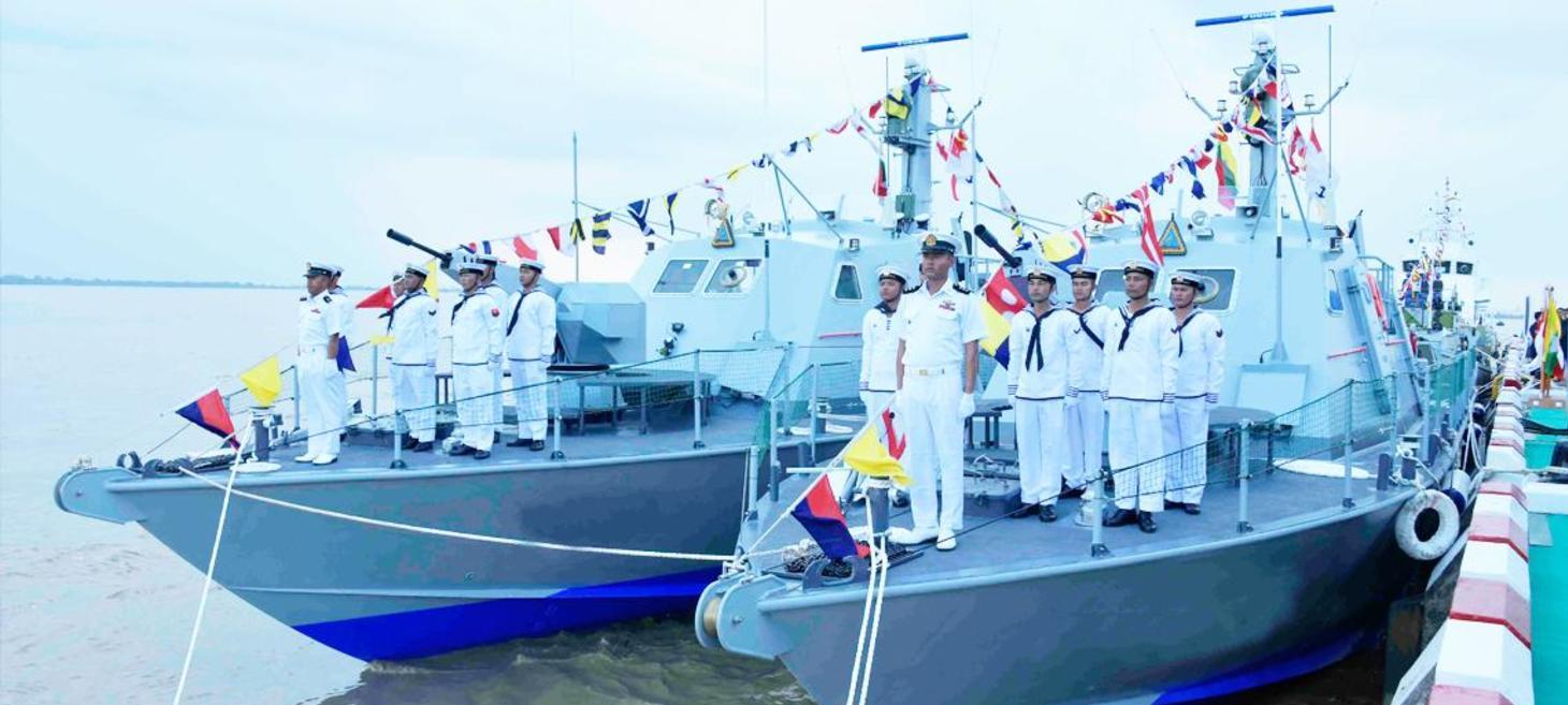 Myanmar Navy Commissions Two Super Dvora Mk III-class Fast-Patrol Boats