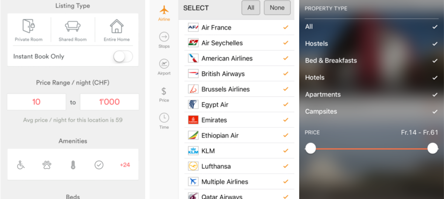 Filtering and Sorting Best Practices on Mobile