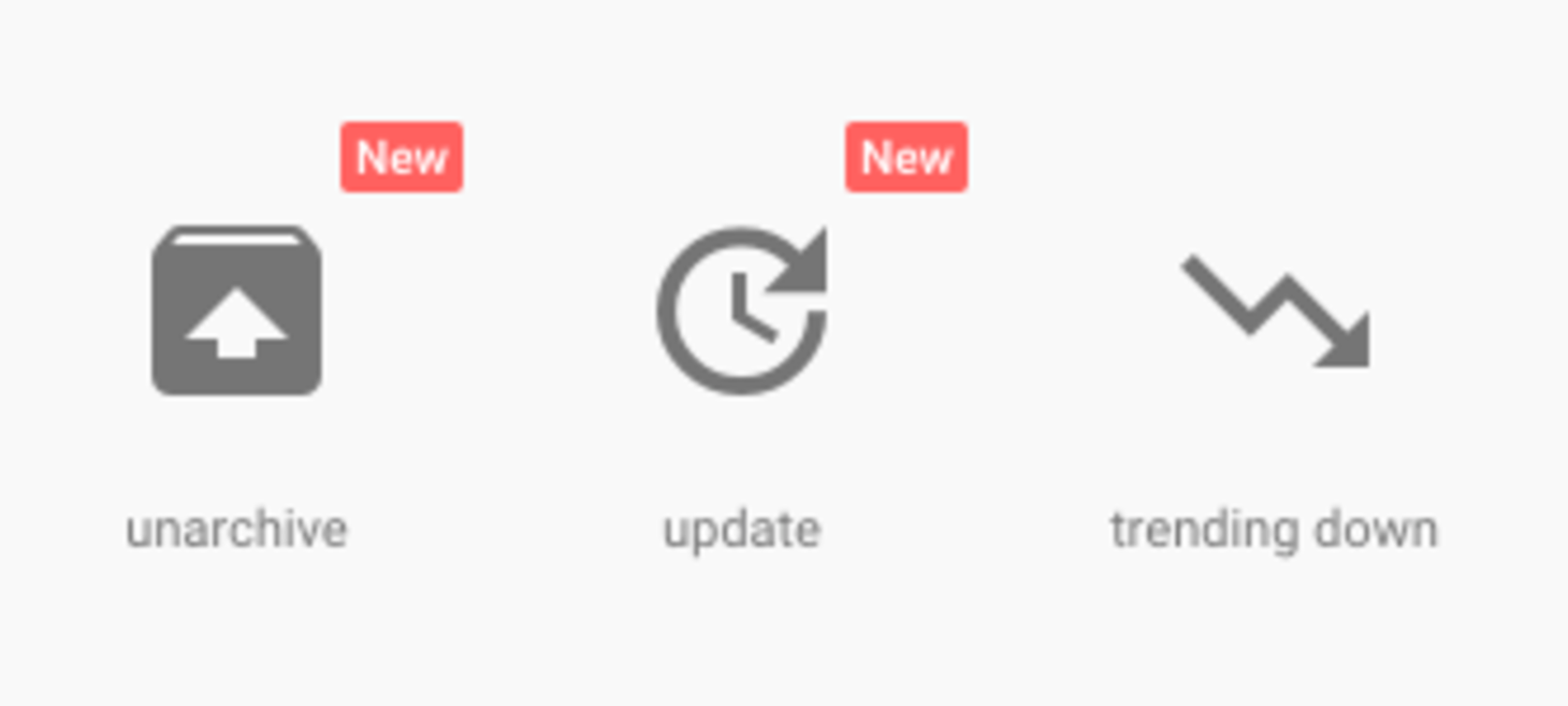 The new Google Material icons could use some work