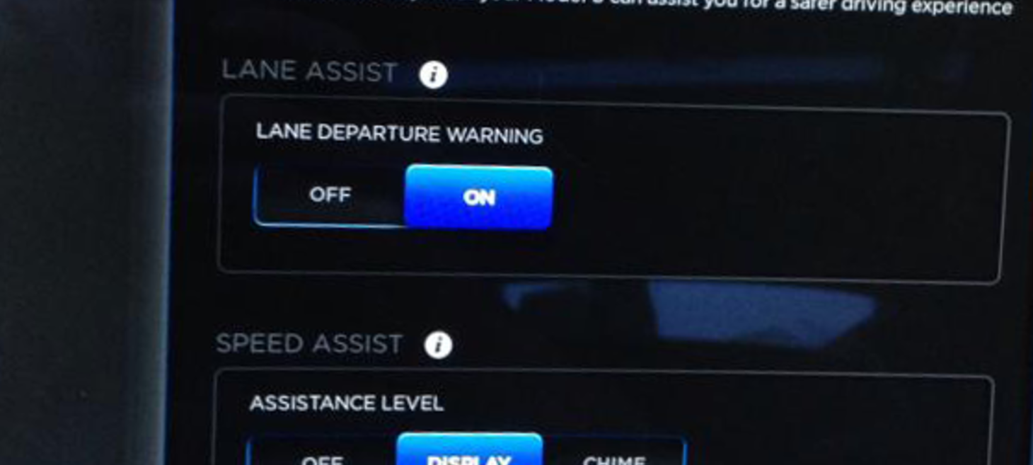 Some cars already shipping with lane departure warning and speed assist