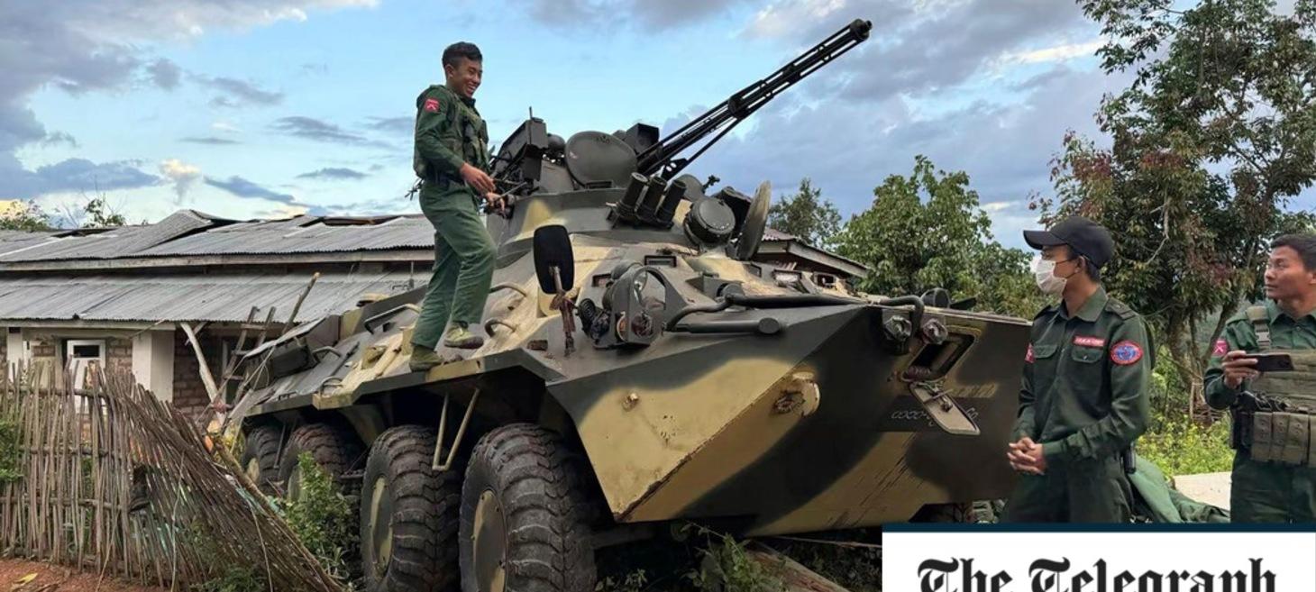 Myanmar's ragtag rebels fire dynamite from catapults – and they're winning