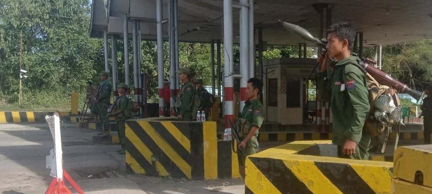 Resistance groups claim capture of 2 Myanmar cities