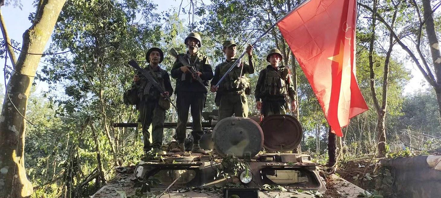 What role did China play in a rebel group’s victory in northern Myanmar?
