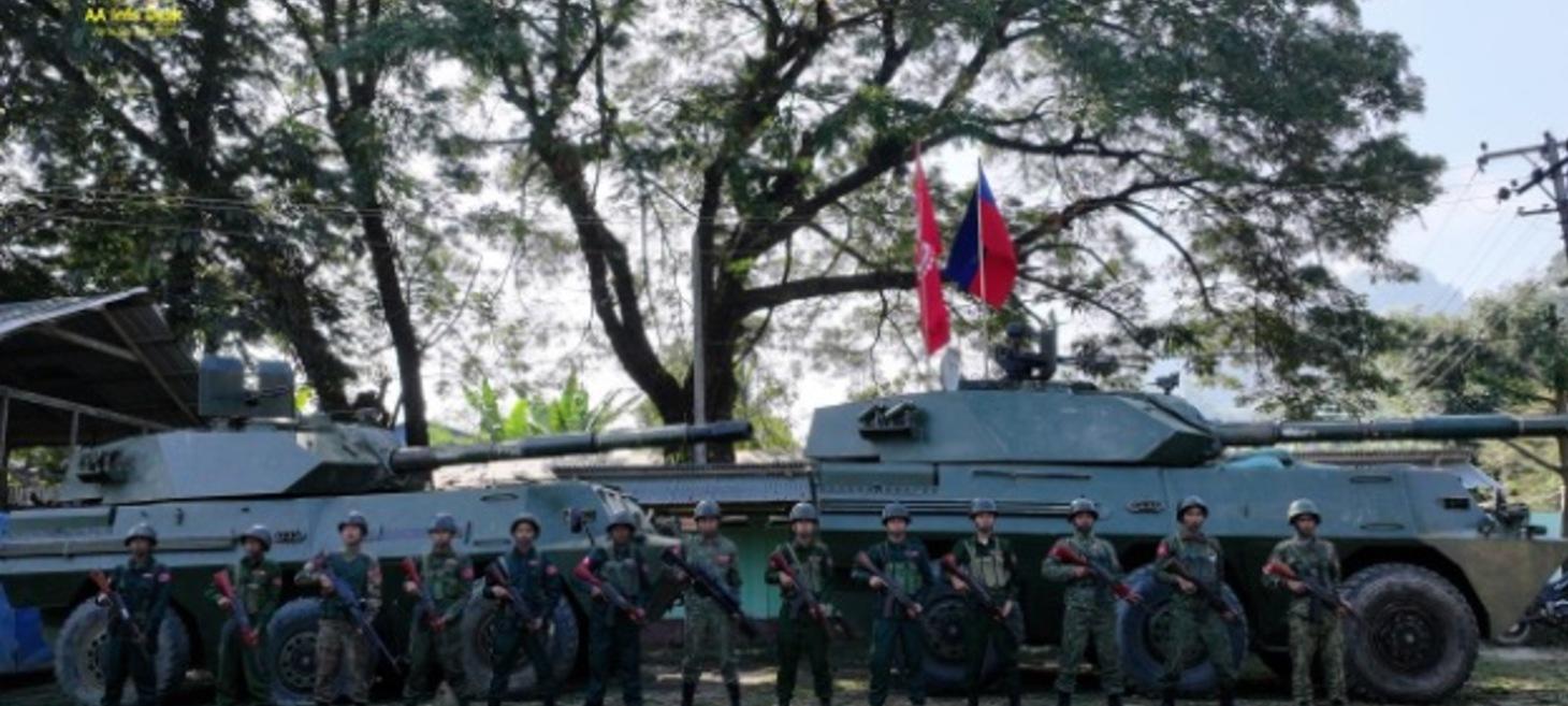 Myanmar Junta Loses Town, Dozens of Troops in Three Days of Resistance Attacks