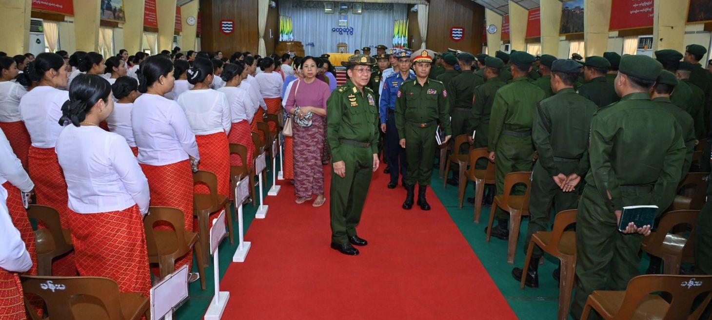 Myanmar Junta Boss Steps Up Election Talk as Military Defeats Mount