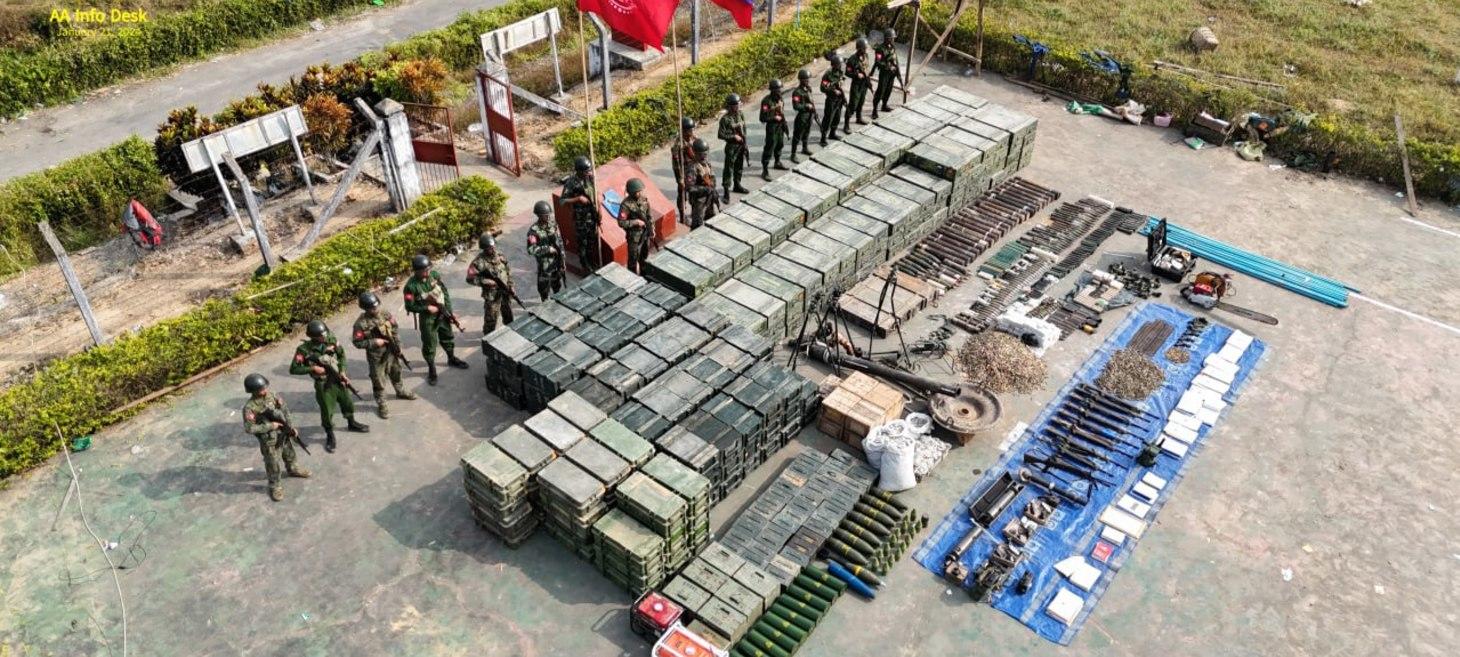 Arakan Army Captures Key Town From Junta in Myanmar’s Rakhine State
