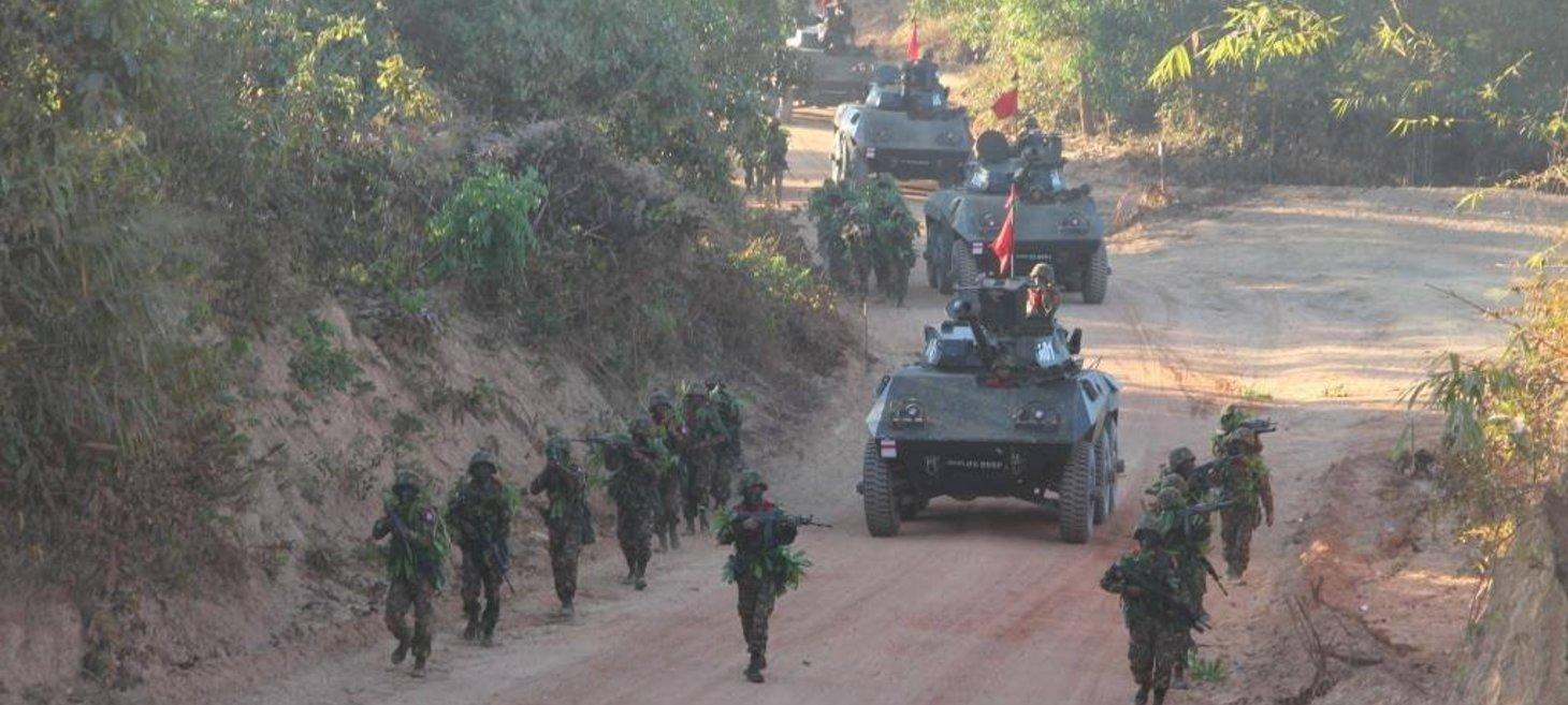 Regime reinforcements ambushed as fight for Tamakhan military camp intensifies