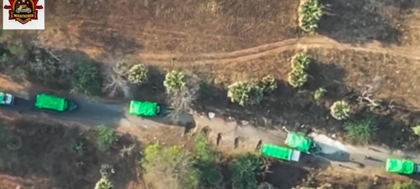 Magwe Resistance Traps Junta Resupply Vehicles