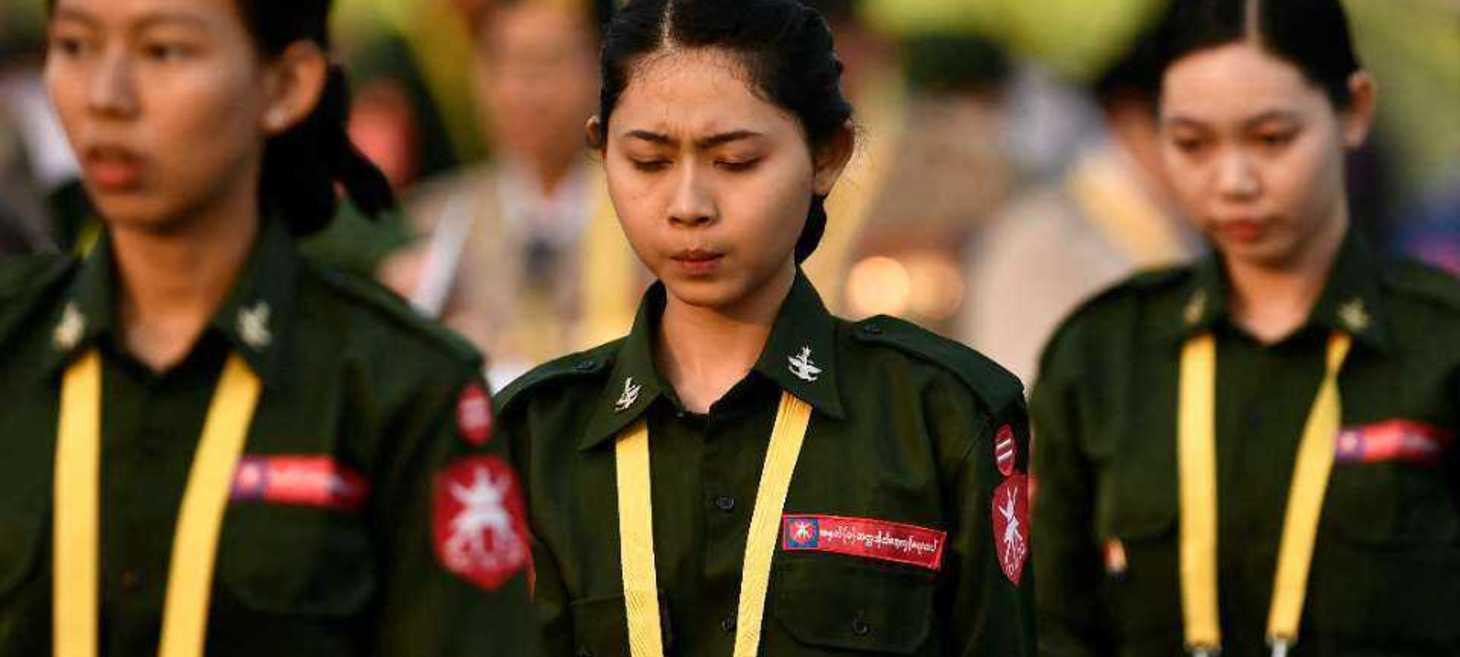 Thousands flee Myanmar as backlash grows against conscription