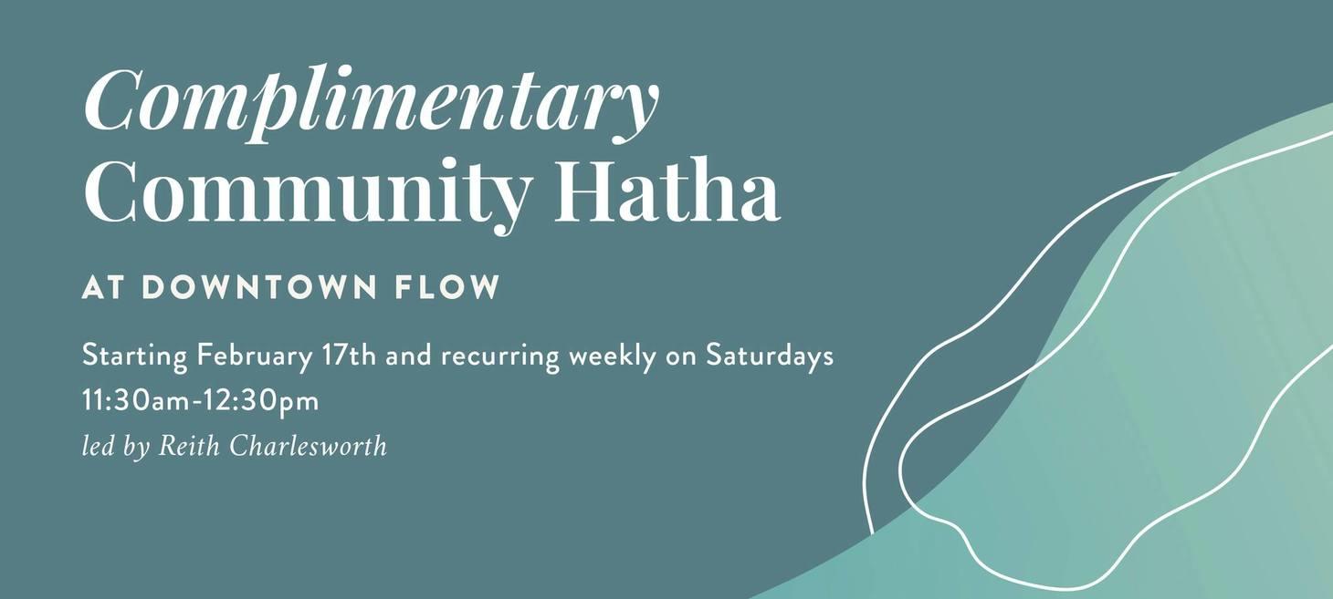 FREE // Weekly on Saturdays // Downtown Flow: Complimentary Community Hatha