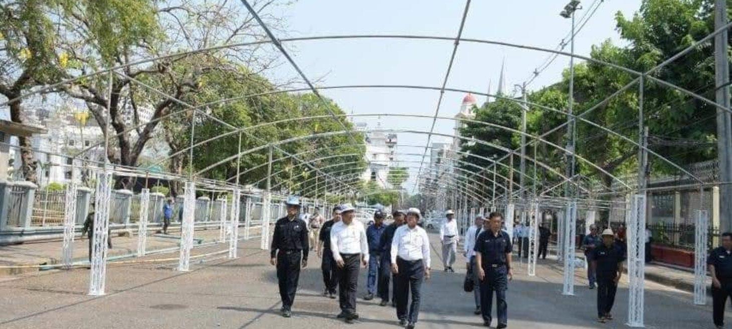 Yangon Mayor’s Maha Thingyan Pavilion to temporarily close surrounding roads during festival