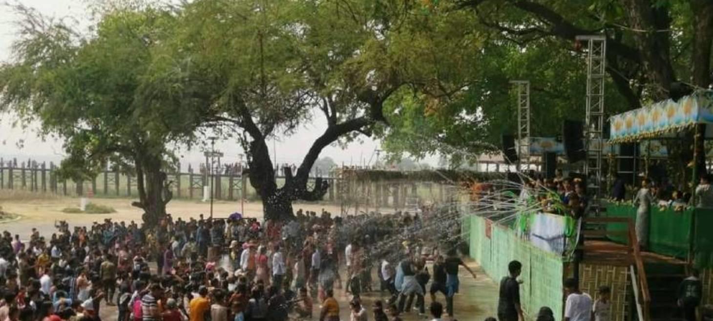 Myanmar's dampened and explosive Thingyan water festival celebration