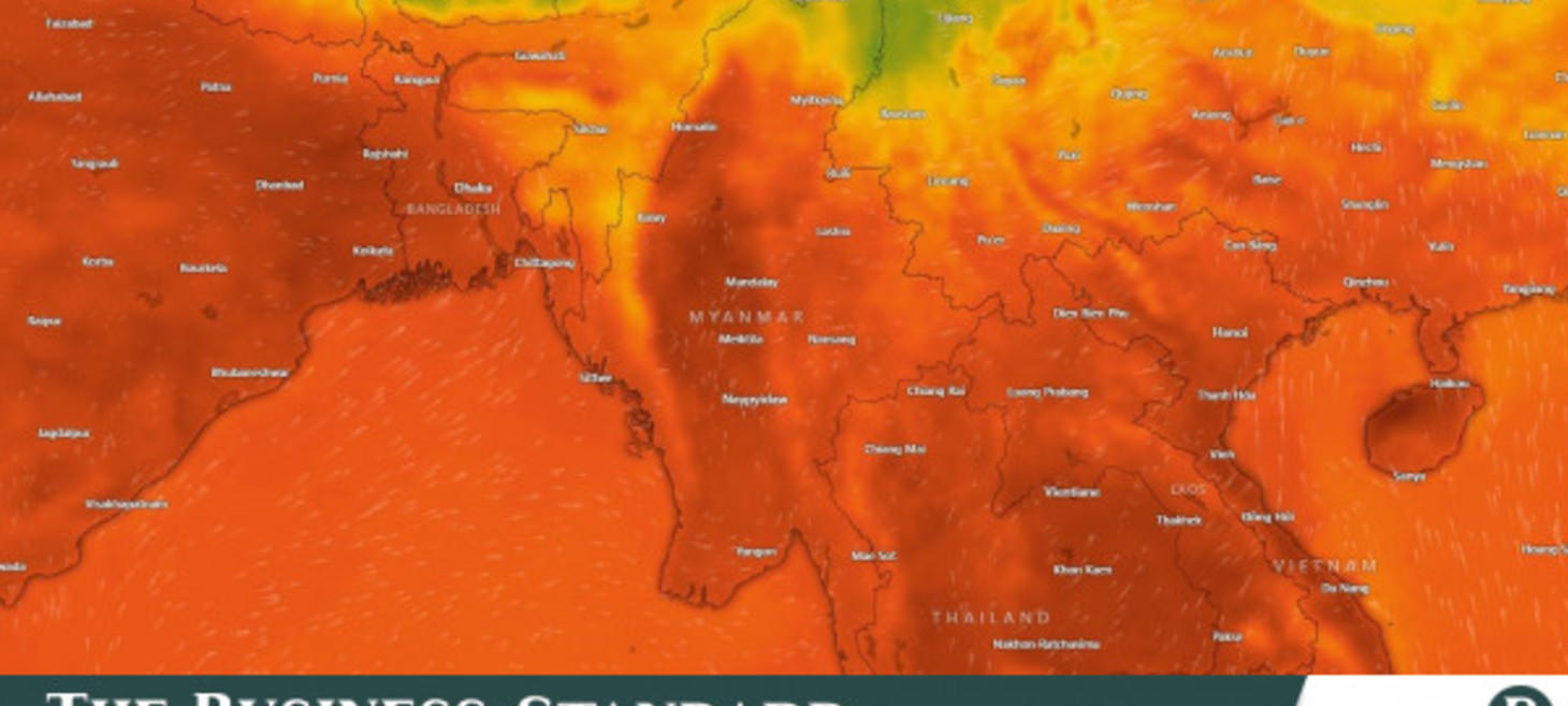 Myanmar records hottest ever April temperature of 48.2°C: Weather department