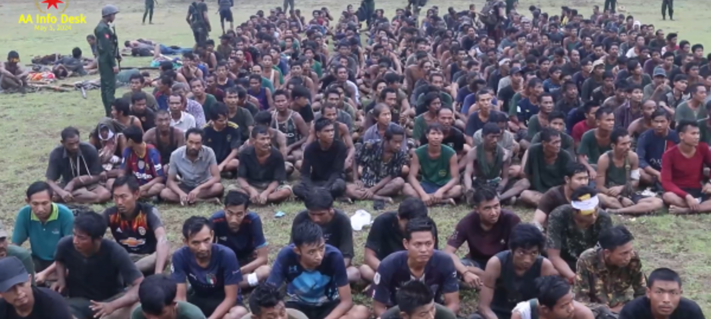 Ethnic Resistance Group Claims Capture of Hundreds of Soldiers in Western Myanmar