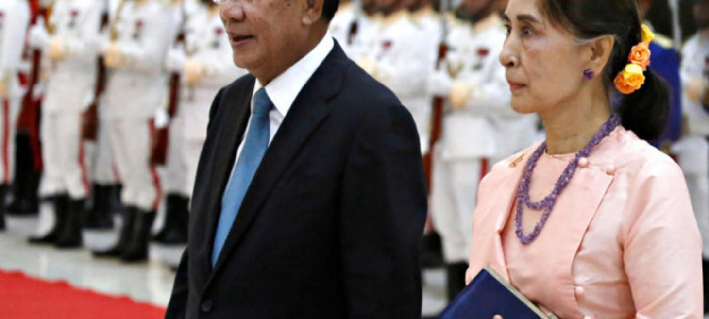 Hun Sen urges Myanmar junta chief to grant him access to Suu Kyi