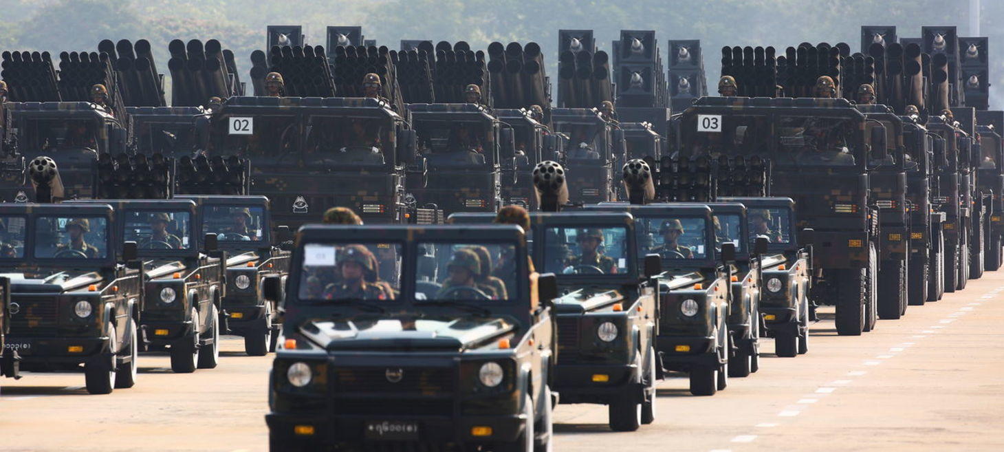 The military dictatorship controls less than 50% of Myanmar