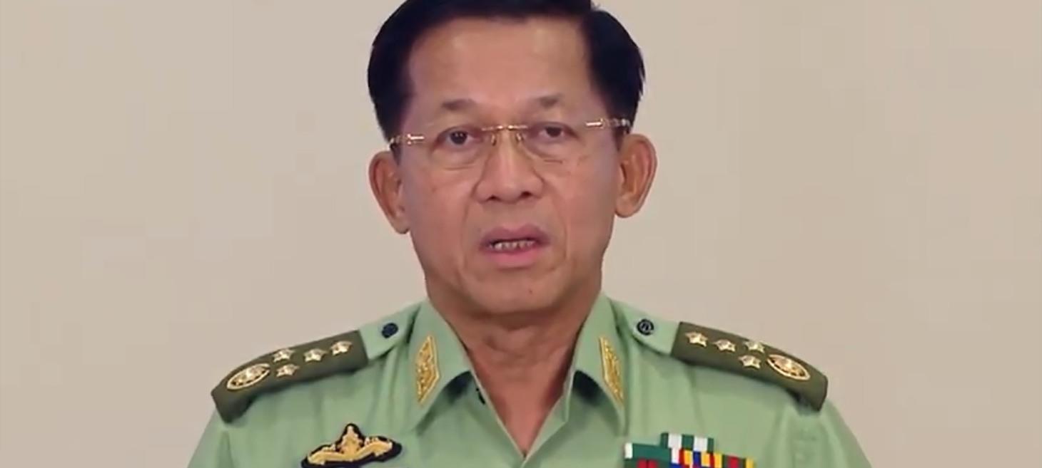 Junta Boss Blames Myanmar People’s ‘Destructive Mindset’ for Post-Coup Chaos