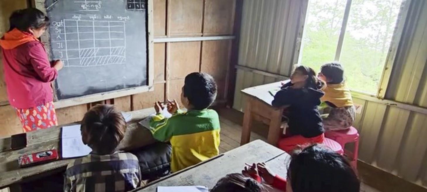 Some 13,700 schools in Myanmar are closed due to civil war