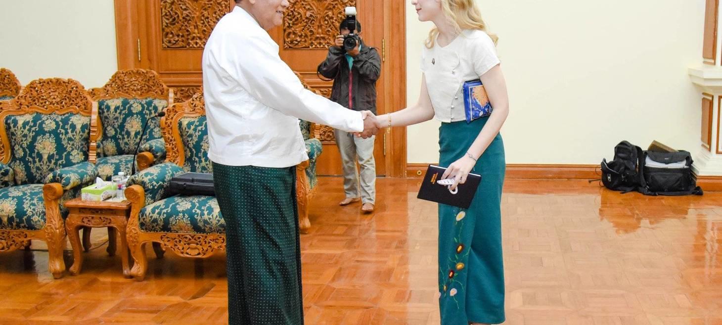 Chair of Myanmar military’s proxy party appeals to Russia for support against ‘terrorism’