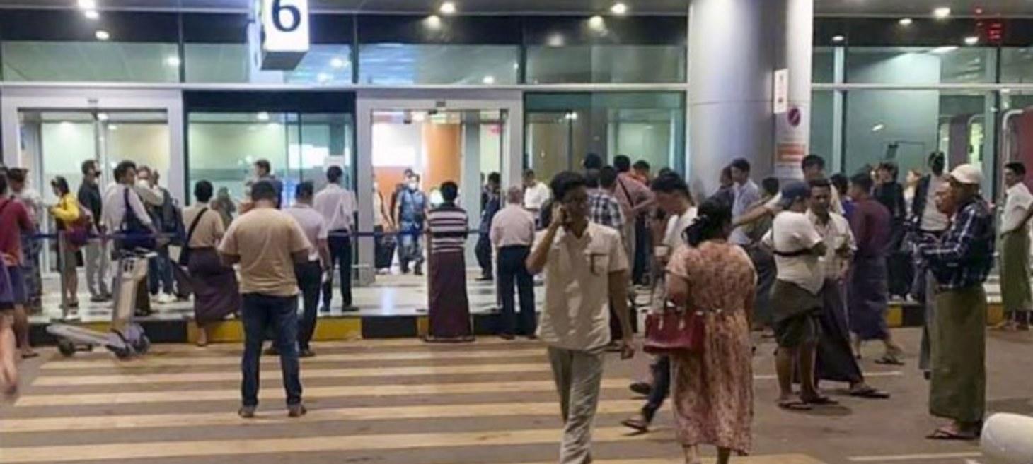 Junta stops 50 young people from departing Yangon airport in single day