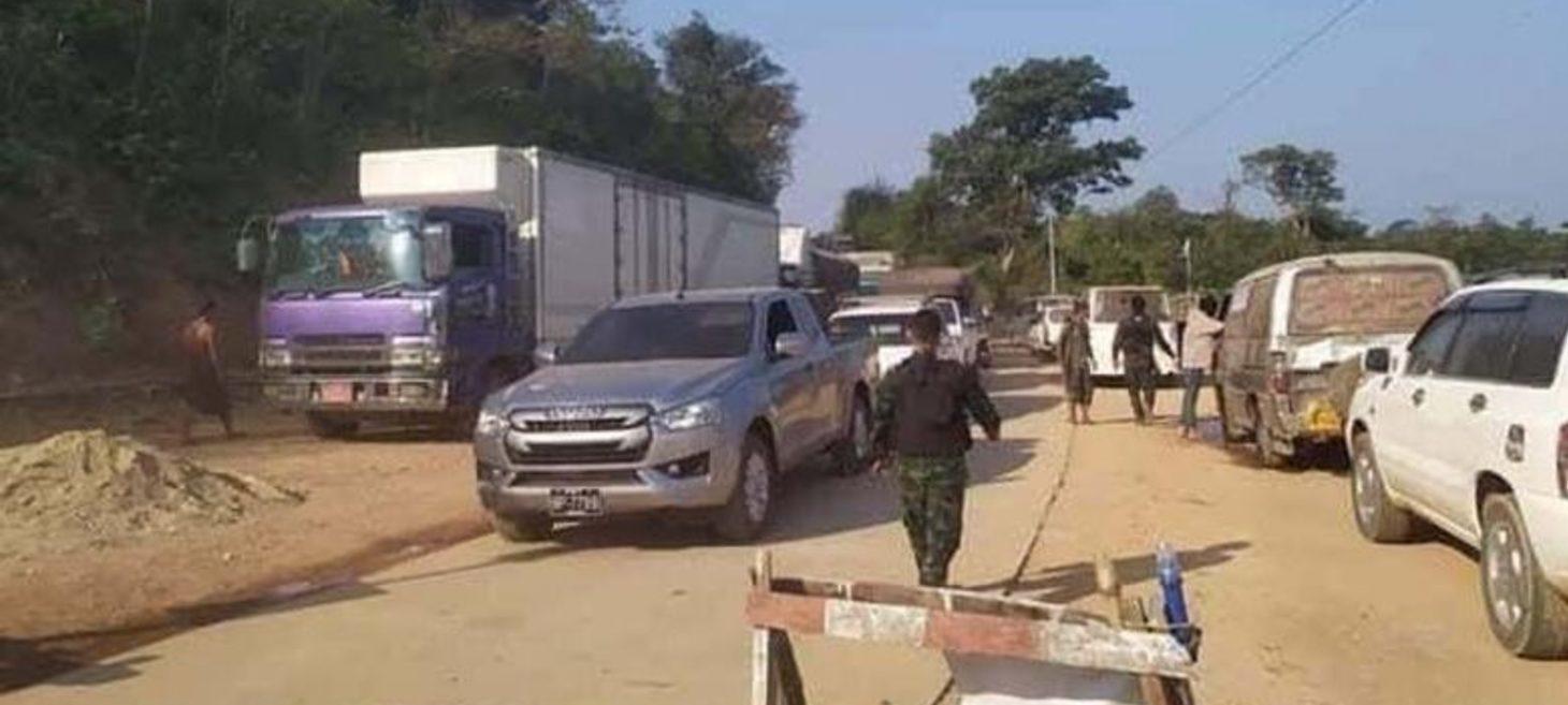 Junta threatens to seize cargo trucks paying taxes to resistance forces in Karen State